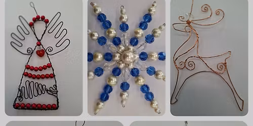 Wire Christmas Decorations with Sara