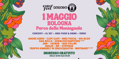 1 MAGGIO @Parco della Montagnola - Bologna 