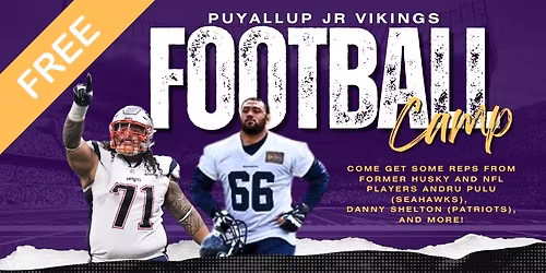 Puyallup Jr Vikings Football Camp