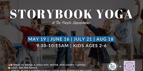 STORYBOOK Yoga at The Purple Hippo in DTLS 