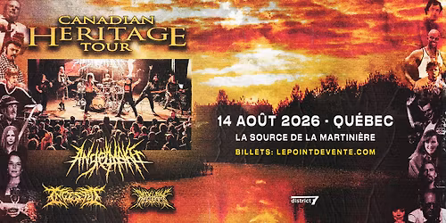 AngelMaker avec Ingested et plus \/\/ Vendredi 14 aout 2026 \/\/ La Source de la martini\u00e8re