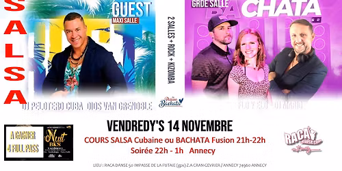VENDREDY'S SALSA y BACHATA Annecy (rock Kiz)