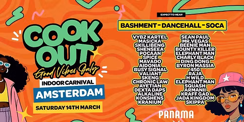 Cookout - Indoor Carnival - Panama Amsterdam