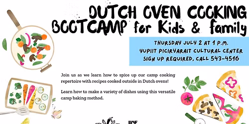 DUTCH OVEN COOKING BOOTCAMP for Kids & Family