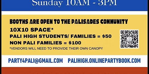 Pali High\u2019s Flea Market and Music Festival