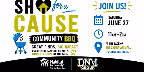 Shop For A Cause Community BBQ | Habitat & DNM Group
