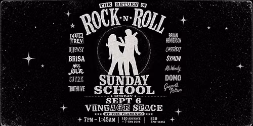 The Return of ROCK *N* ROLL SUNDAY SCHOOL