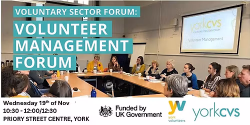 Volunteer Management Forum - Autumn 2025