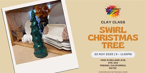 Clay Class: Swirl Christmas Trees