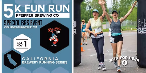 FIRST ANNUAL! Pfeiffer 5K in Collaboration with CA Brewery Running Series