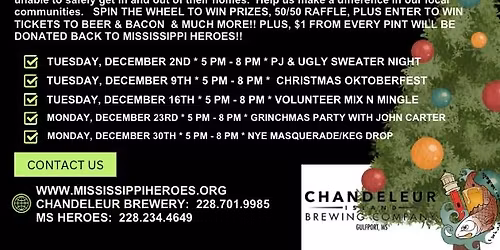 MS Heroes Charity Night at Chandeleur Island Brewery with Mike Slater