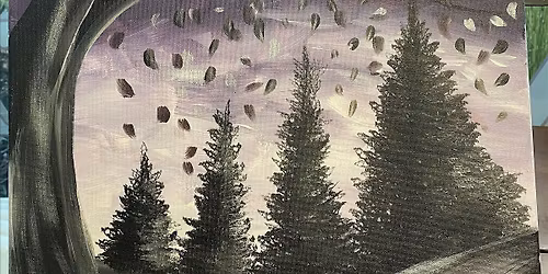 Lavender Forest Paint & Sip Class
