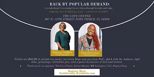 Overcoming Divorce Stress through Serenity and Calm!