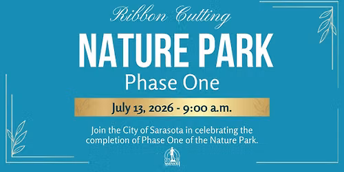 Ribbon Cutting at the Nature Park