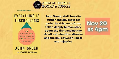 General Interest Book Club w\/ Emily: Everything is Tuberculosis