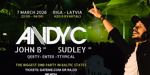 Selecta: ANDY C (UK) @ Riga