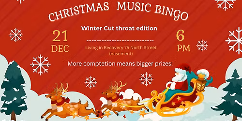 Music Bingo - our annual cut-throat edition 