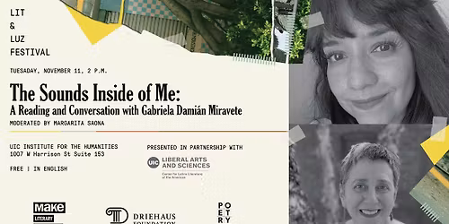 Lit & Luz: A Reading and Conversation with Gabriela Dami\u00e1n Miravete