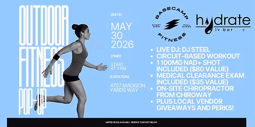 Basecamp Fitness Pop-Up Workout @ Hydrate IV Bar