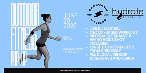 Basecamp Fitness Pop-Up Workout @ Hydrate IV Bar