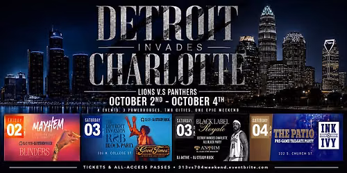 DETROIT INVADES CHARLOTTE