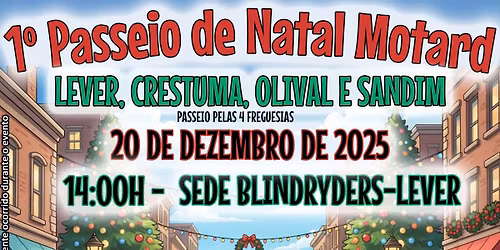 1\u00b0Passeio de Natal Motard