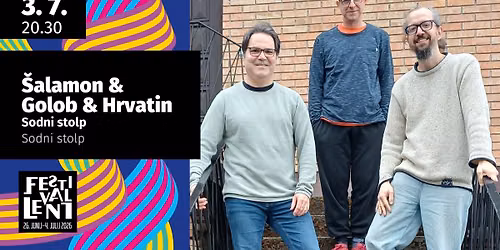 \u0160alamon & Golob & Hrvatin @ Festival Lent 2026