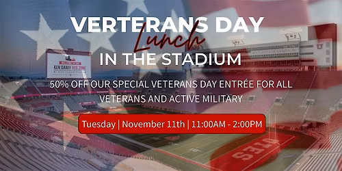 Veterans Day Lunch in the Stadium