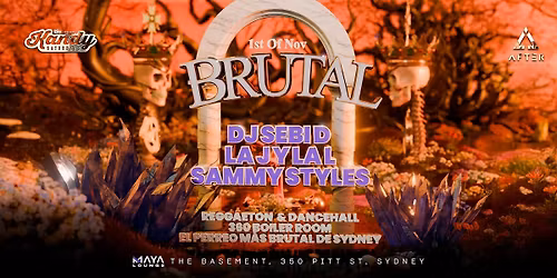 BRUTAL REGGAETON PARTY HALLOWEEN EDITION