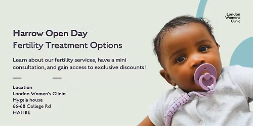 Fertility Treatment Options: Harrow Open Day