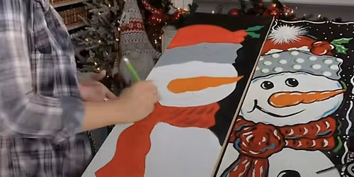 Xmas Porch Leaner Paint Party