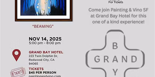 "Beaming" Paint & Sip @ Grand Bay Hotel
