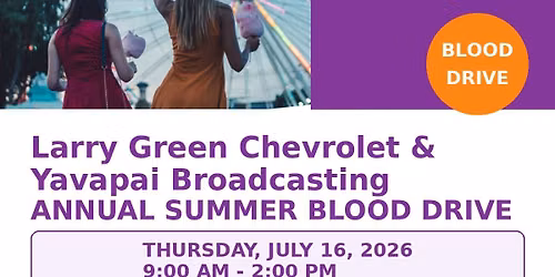 Larry Green Chevrolet & Yavapai Broadcasting Blood Drive