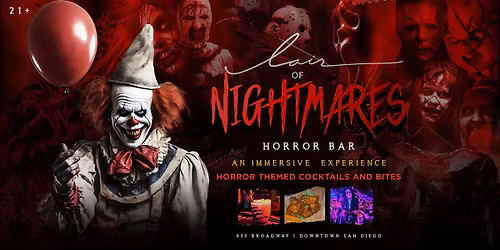 Lair of Nightmares Halloween Speakeasy Thursday October 30th