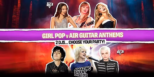 Amazing Silent Discos | Girl Pop vs Air Guitar | Commonwealth Bar, Calgary