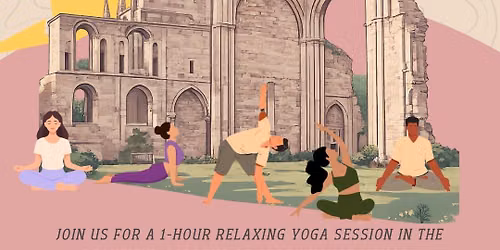 Morning yoga in the gardens