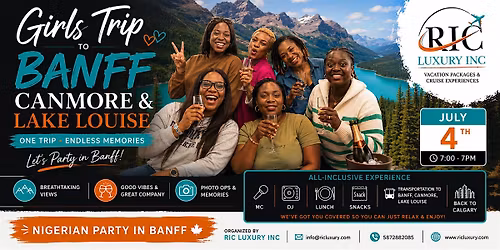 GIRLS' TRIP TO BANFF