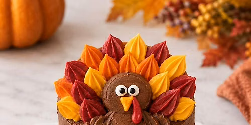 In-Person Class: Thanksgiving Turkey Cake Decorating (NYC)