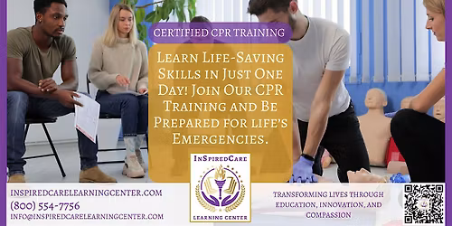 CPR & First Aid Training \u2013 Be Prepared to Save a Life!