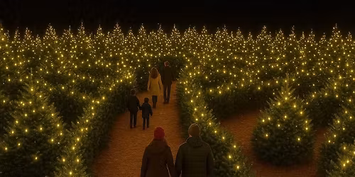 Christmas in the Farms , 500 lighted tree trail ! 