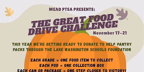 The Great Food Drive Challenge