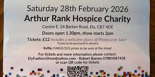 Charity Fashion Show: Arthur Ranks Hospice