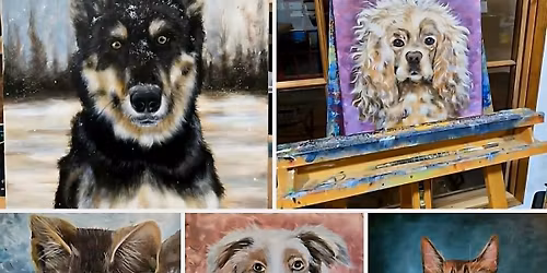 Artist Painted Custom Pet Portraits!