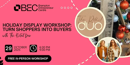 Holiday Display Workshop: Turn Shoppers into Buyers