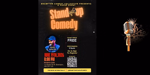 English Stand Up Comedy Open Mic at Ryan's Chai