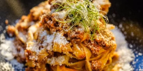 Classic Handmade Pasta with Bolognese Sauce in LA