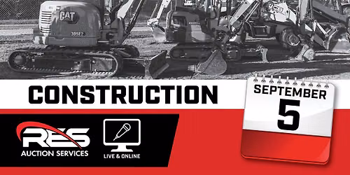 Fall Equipment Consignment Auction \u2013 Construction Equipment Ring
