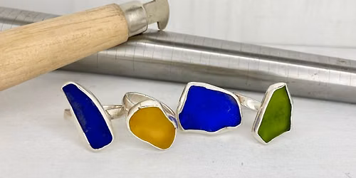 Beach Glass Ring, Saturday, August 22nd, 10:30am-2:30pm, one session