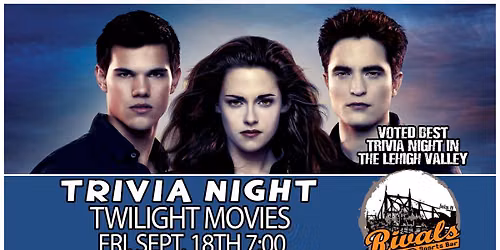Trivia: Twilight Movies 9\/18