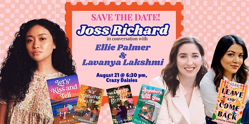 Lit Actually Presents Joss Richard in convo w Ellie Palmer, Lavanya Lakshmi